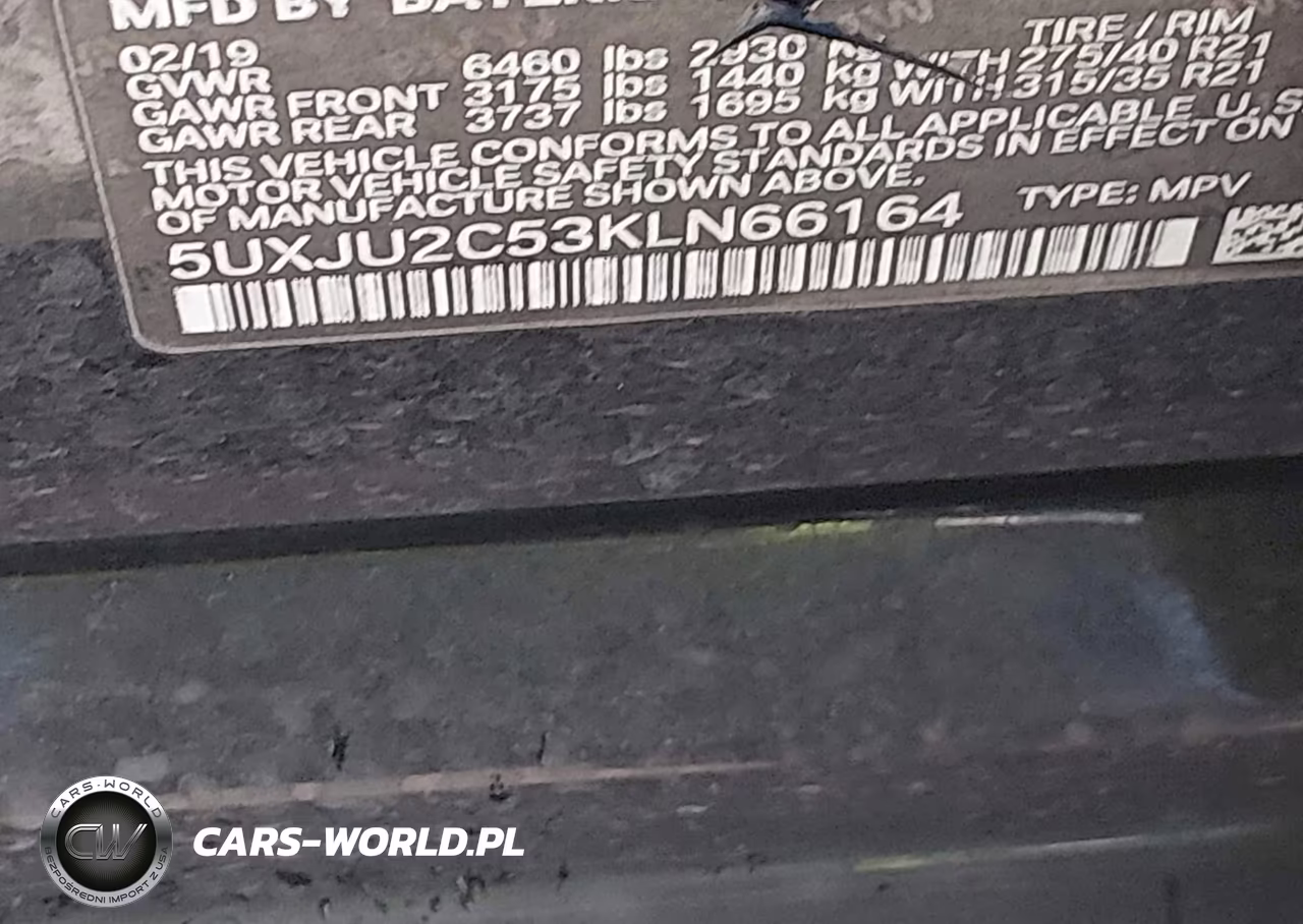 2019 BMW X5 xDrive50I VIN:5UXJU2C53KLN66164 - 9