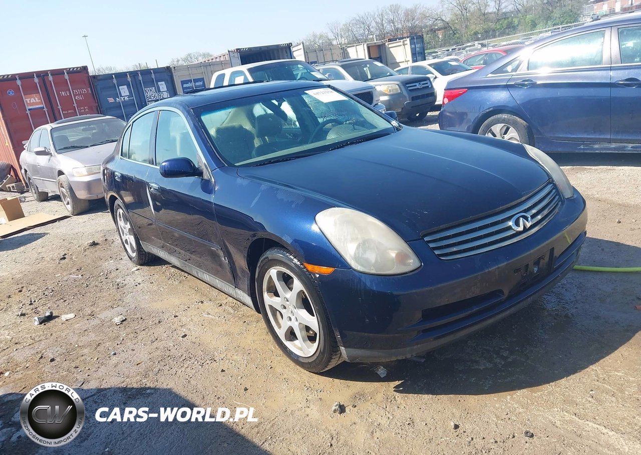 2003 Infiniti G35 Base W-6 Speed Manual