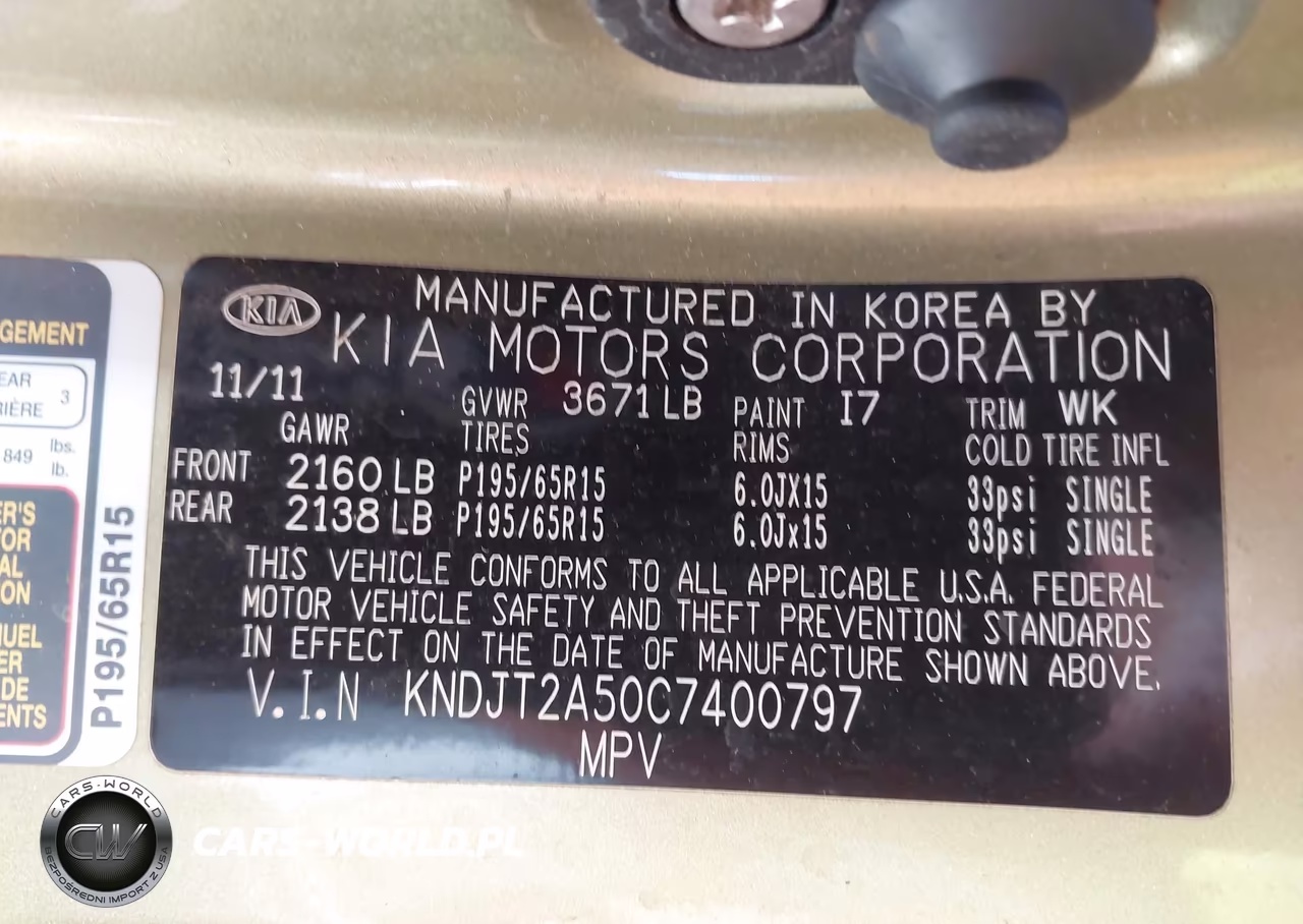 2012 Kia Soul VIN:KNDJT2A50C7400797 - 9