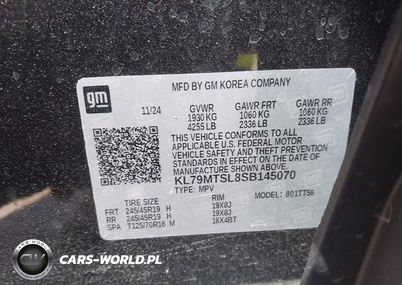 2025 Chevrolet Trailblazer Fwd Rs VIN:KL79MTSL8SB145070 - 9