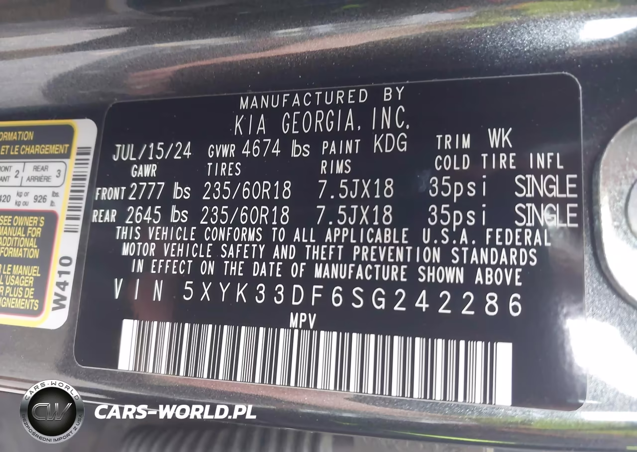 2025 Kia Sportage Ex VIN:5XYK33DF6SG242286 - 9
