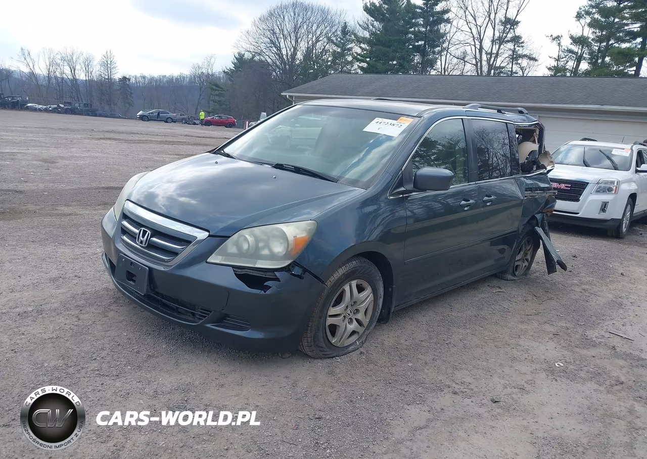 2005 Honda Odyssey Ex VIN:5FNRL38415B404036 - 2
