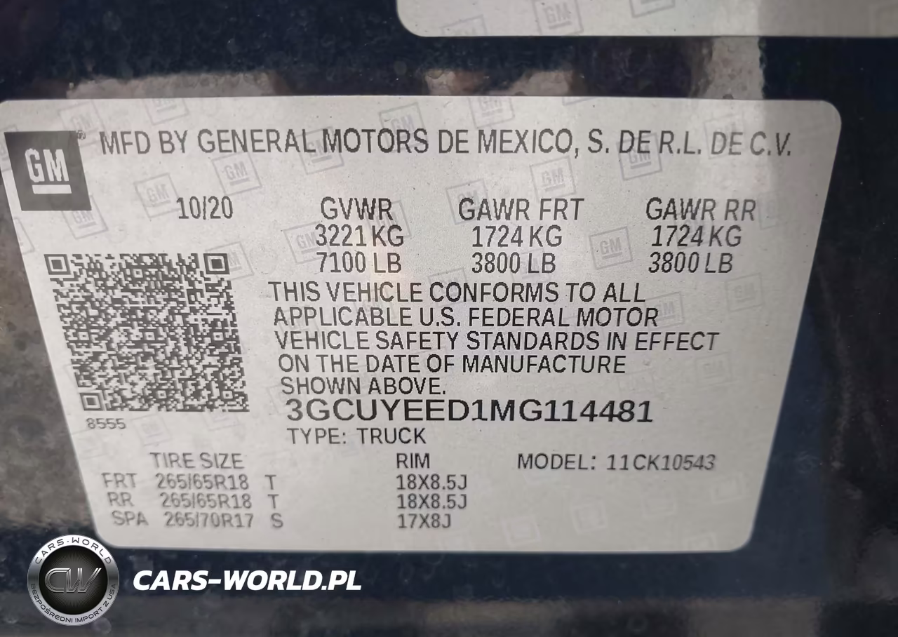 2021 Chevrolet Silverado 1500 4Wd Short Bed Rst VIN:3GCUYEED1MG114481 - 9