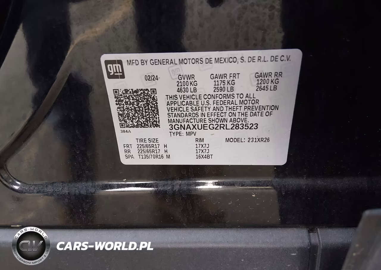 2024 Chevrolet Equinox Awd Lt VIN:3GNAXUEG2RL283523 - 9