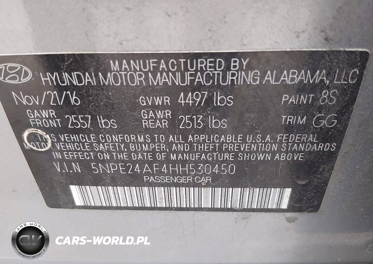 2017 Hyundai Sonata Se VIN:5NPE24AF4HH530450 - 9