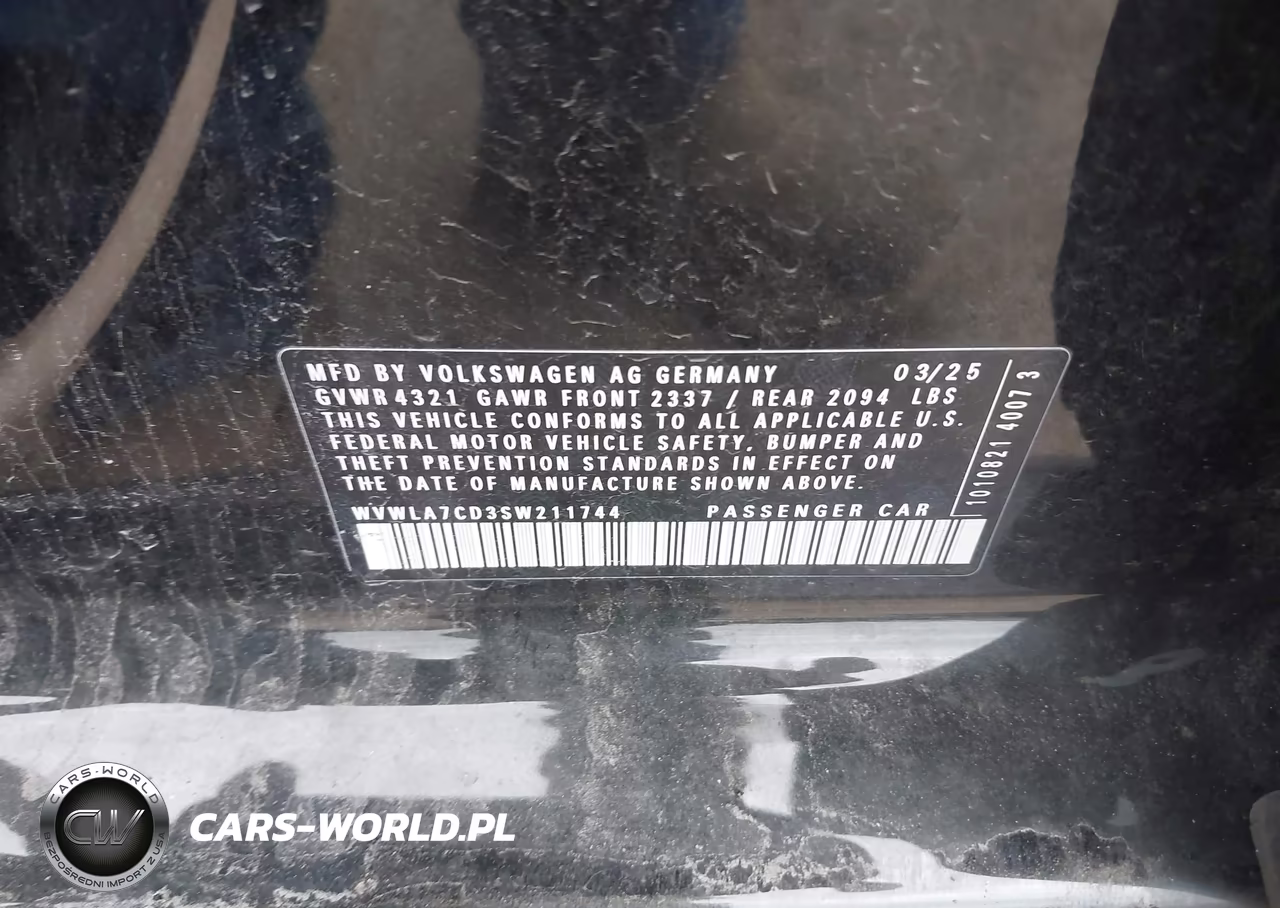 2025 Volkswagen Golf Gti 2.0T S VIN:WVWLA7CD3SW211744 - 9