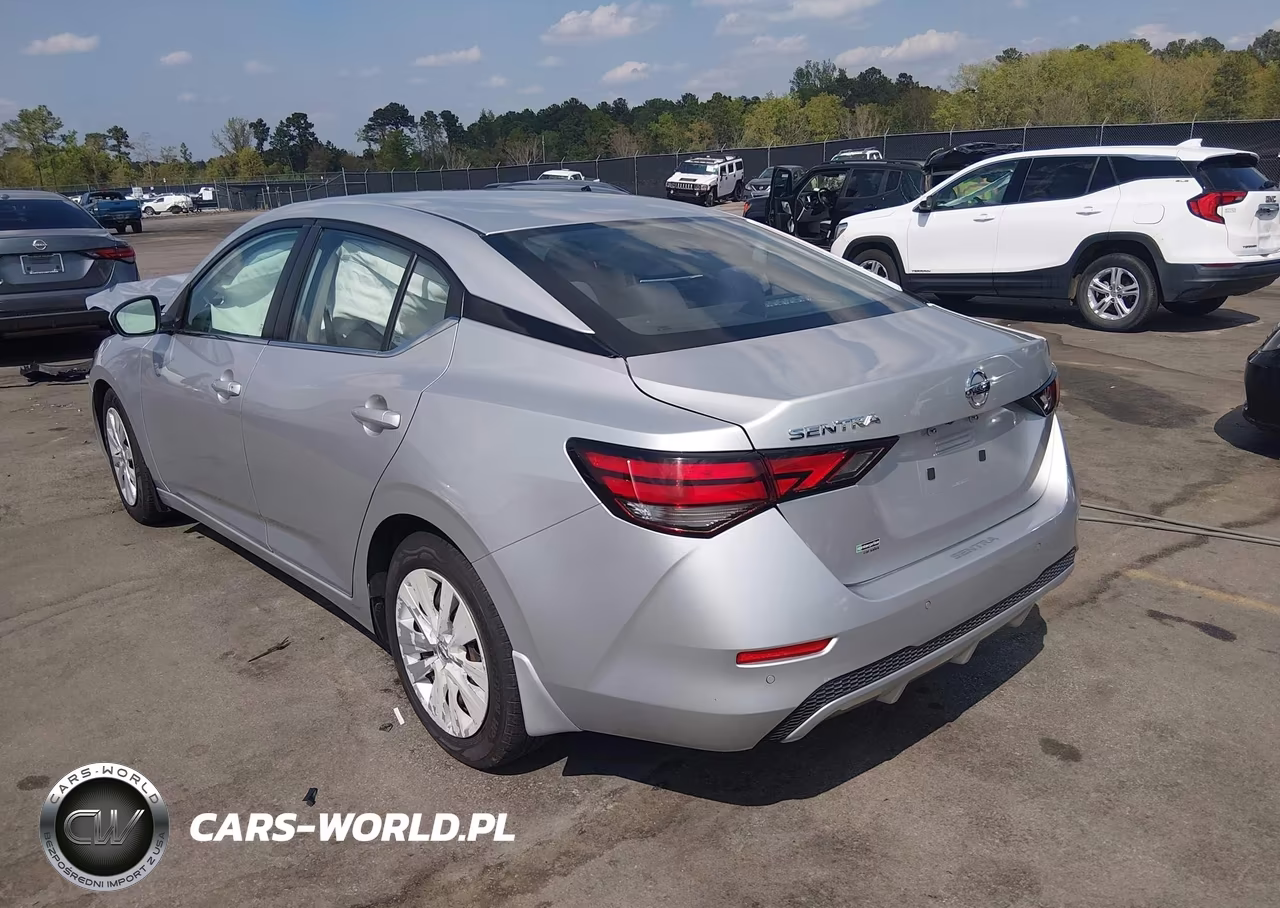 2021 Nissan Sentra S Xtronic Cvt VIN:3N1AB8BV2MY242955 - 3