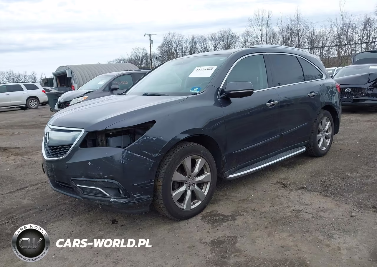 2015 Acura Mdx Advance Pkg W-Entertainment Pkg VIN:5FRYD4H81FB020873 - 2