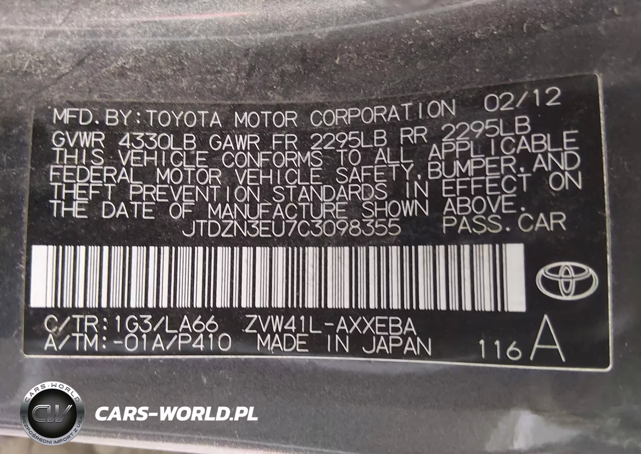 2012 Toyota Prius V Five VIN:JTDZN3EU7C3098355 - 9