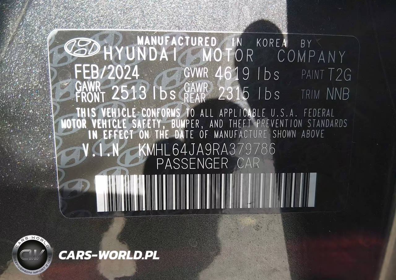 2024 Hyundai Sonata Sel VIN:KMHL64JA9RA379786 - 9