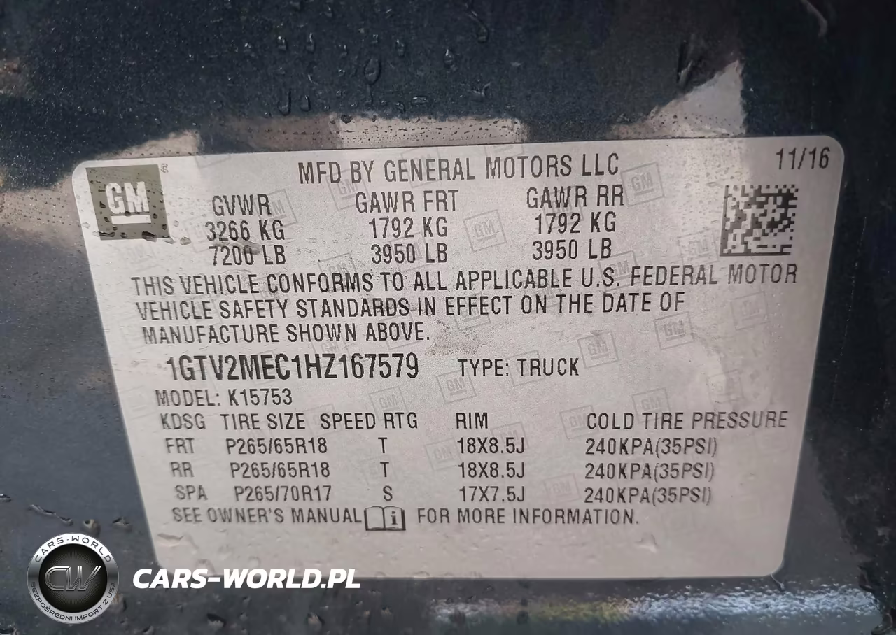 2017 GMC Sierra 1500 Sle VIN:1GTV2MEC1HZ167579 - 9