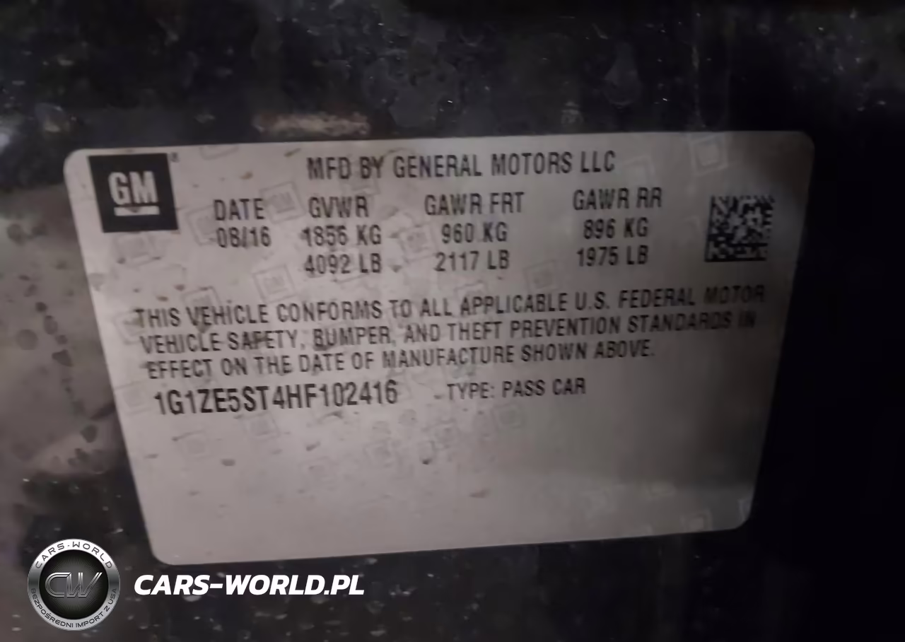 2017 Chevrolet Malibu 1Lt VIN:1G1ZE5ST4HF102416 - 9