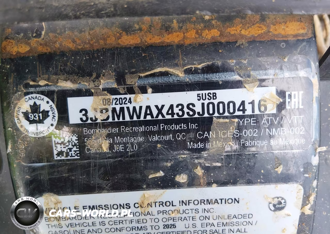 2025 Can-Am Renegade X Mr 1000R VIN:3JBMWAX43SJ000416 - 10
