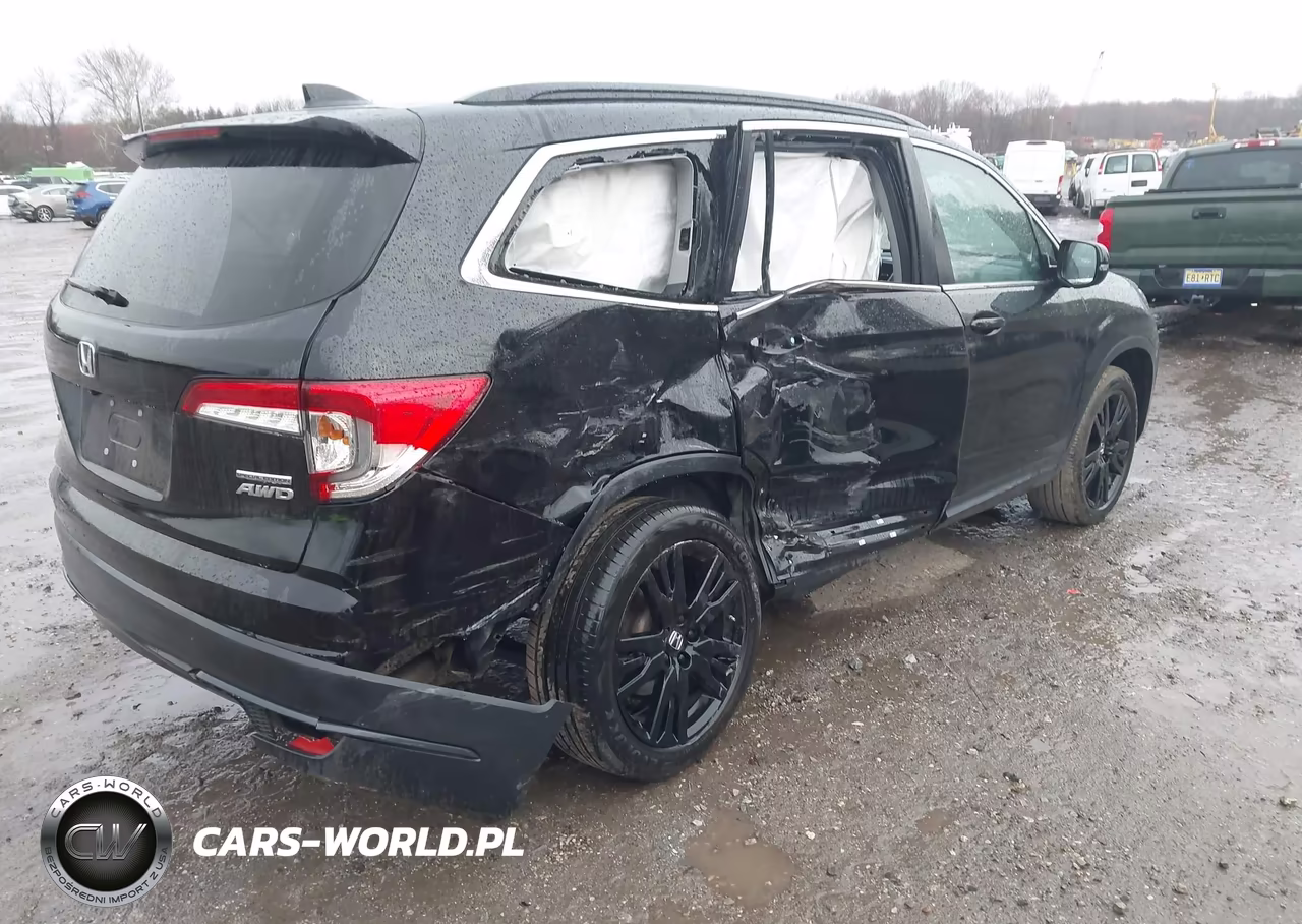 2022 Honda Pilot Awd Special Edition VIN:5FNYF6H26NB090287 - 4