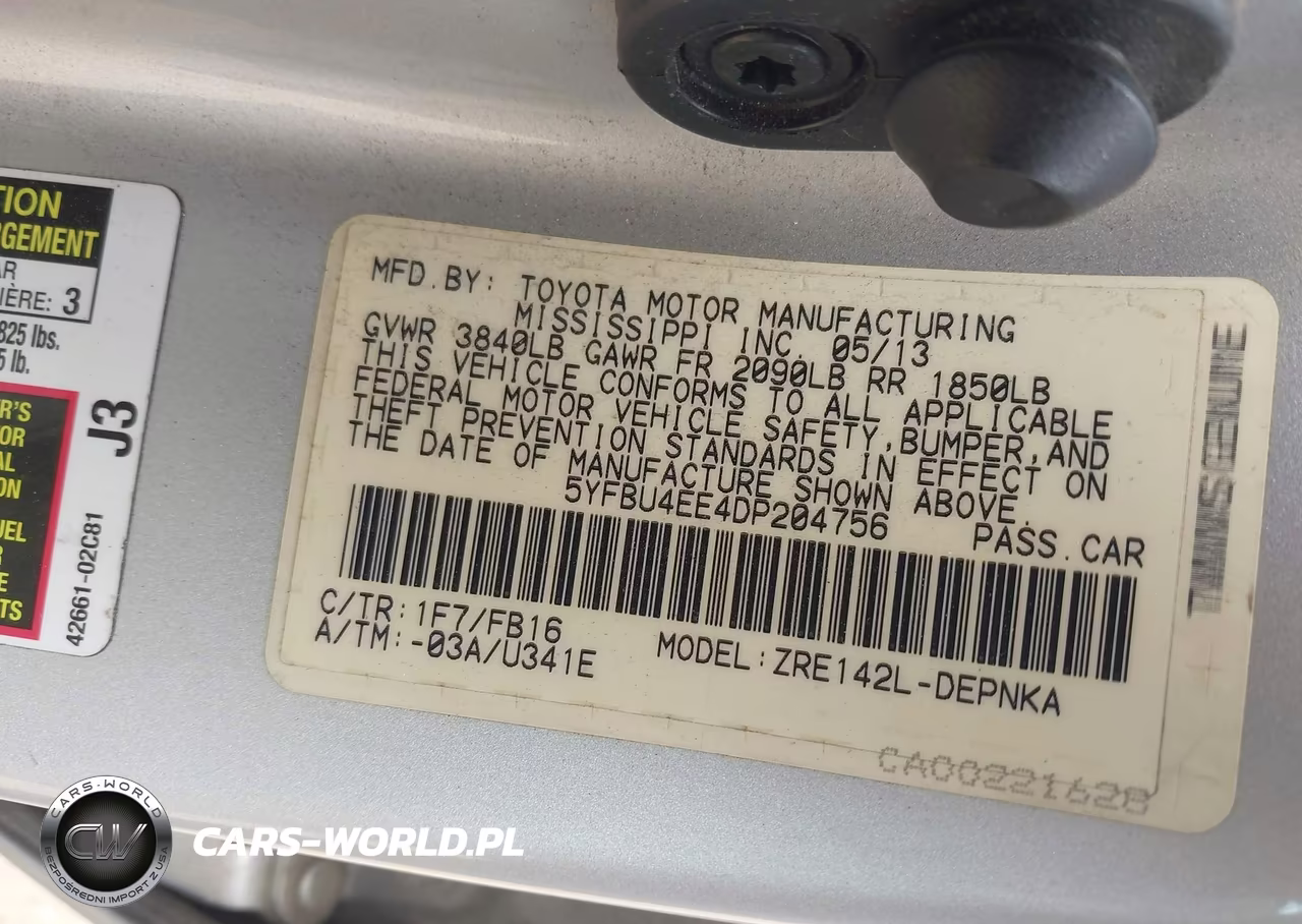 2013 Toyota Corolla Le VIN:5YFBU4EE4DP204756 - 9