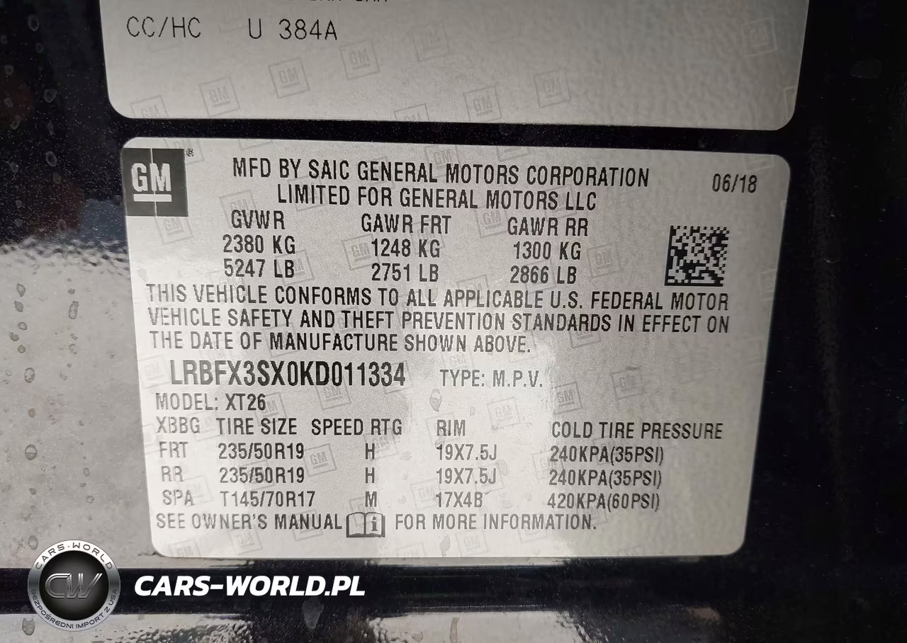 2019 Buick Envision Awd Premium I VIN:LRBFX3SX0KD011334 - 9