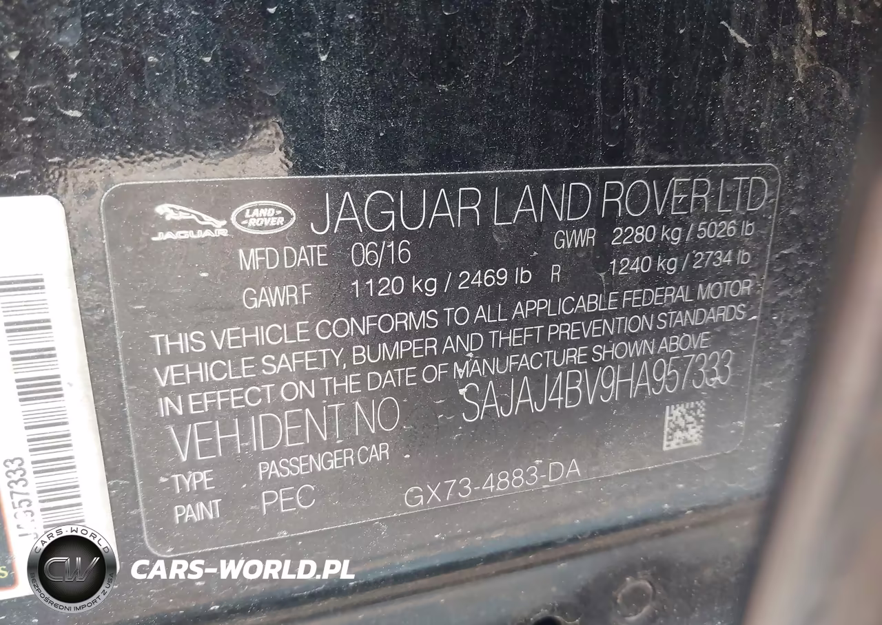 2017 Jaguar Xe 35T Premium VIN:SAJAJ4BV9HA957333 - 9