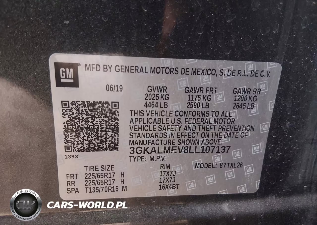 2020 GMC Terrain Fwd Sle VIN:3GKALMEV8LL107137 - 9