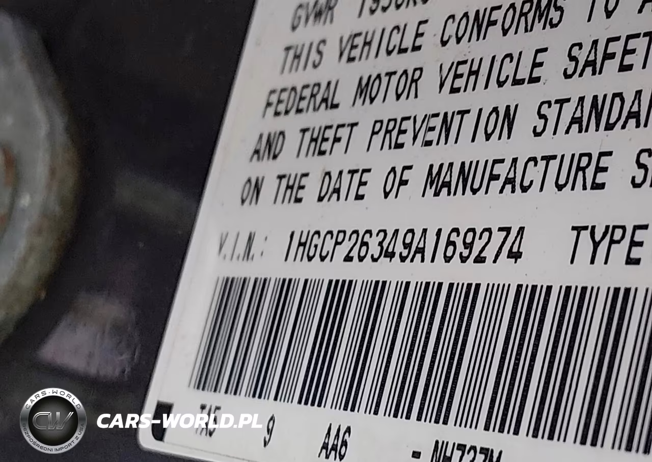 2009 Honda Accord Lx VIN:1HGCP26349A169274 - 9