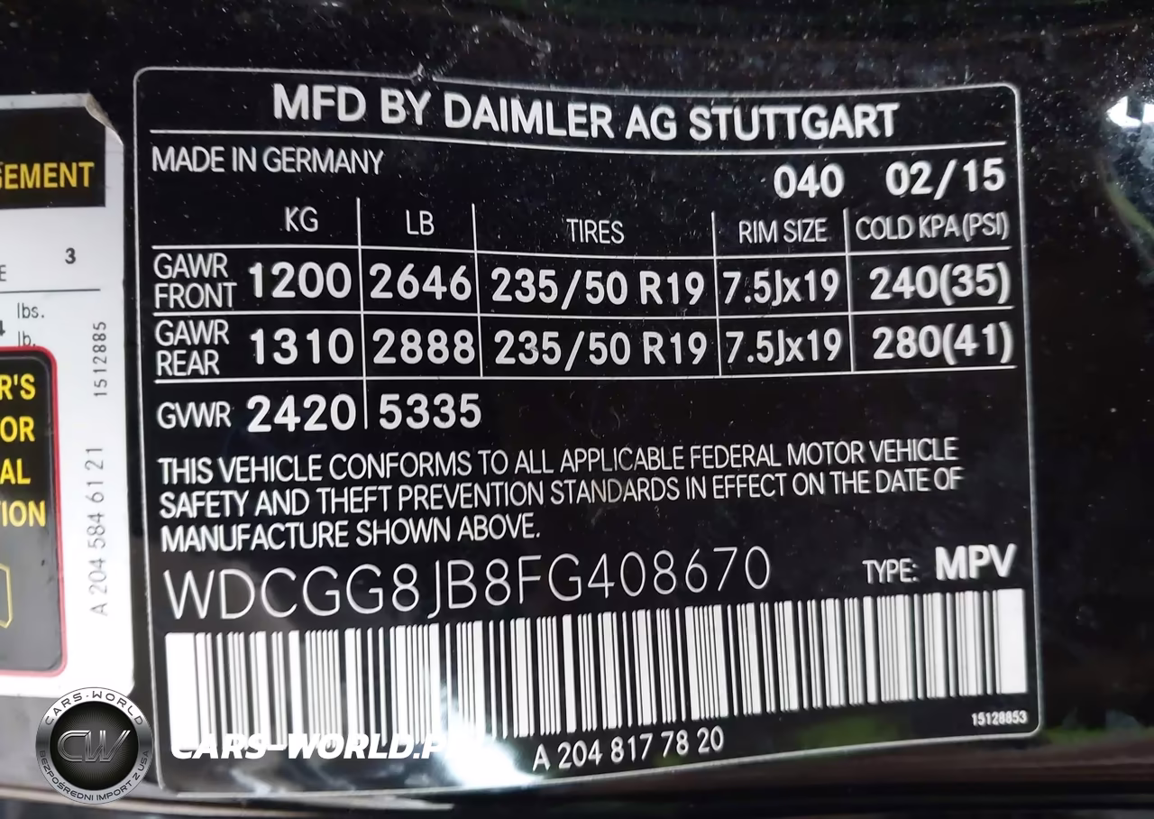 2015 Mercedes-Benz Glk 350 4Matic VIN:WDCGG8JB8FG408670 - 9