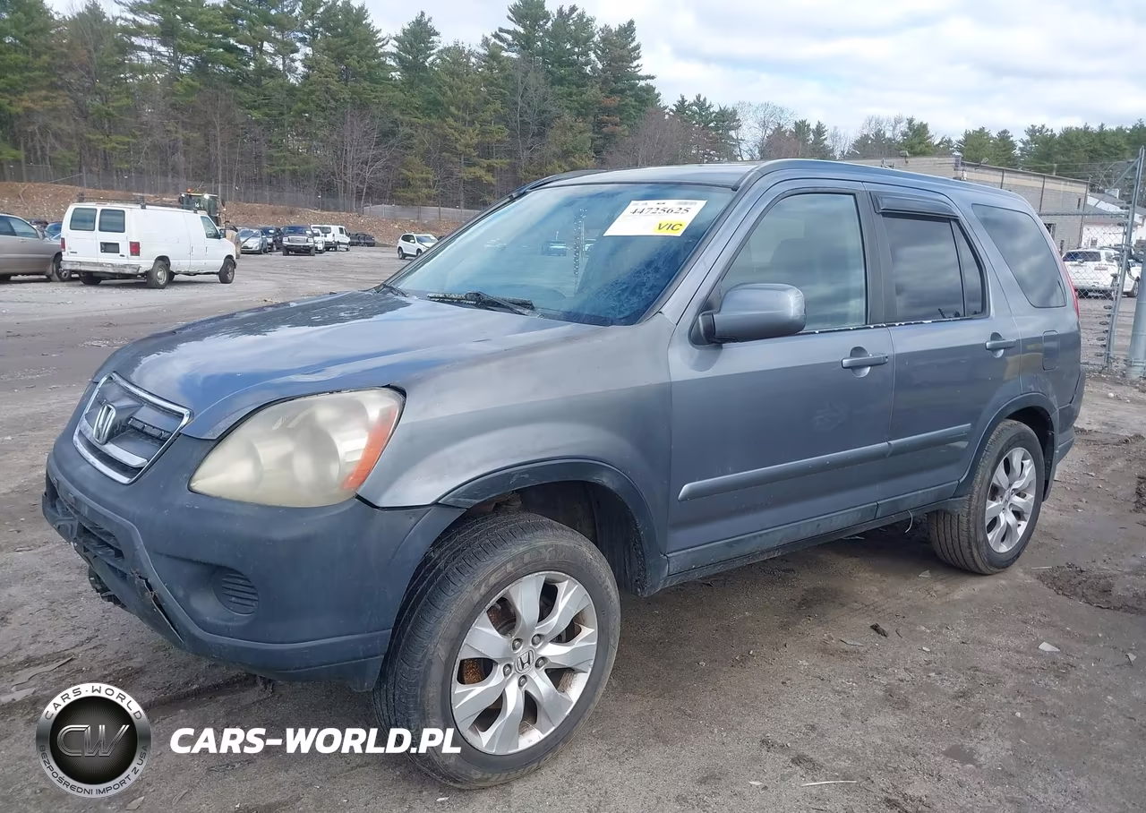 2005 Honda Cr-V Se VIN:SHSRD78965U316771 - 2