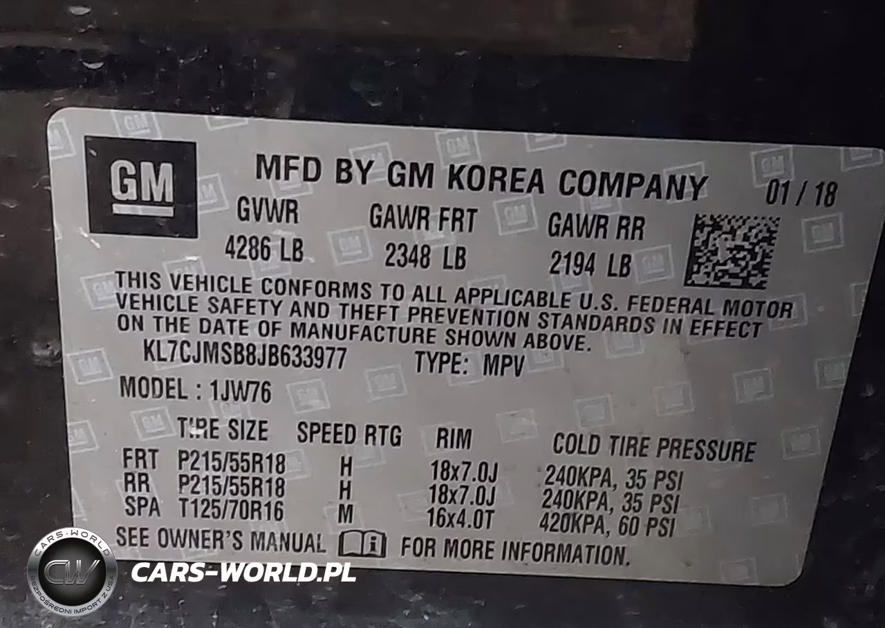 2018 Chevrolet Trax Premier VIN:KL7CJMSB8JB633977 - 9