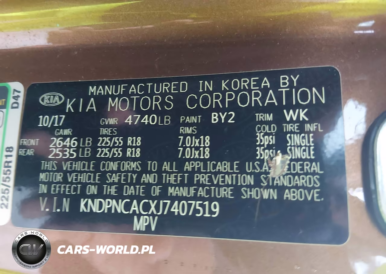 2018 Kia Sportage Ex VIN:KNDPNCACXJ7407519 - 9