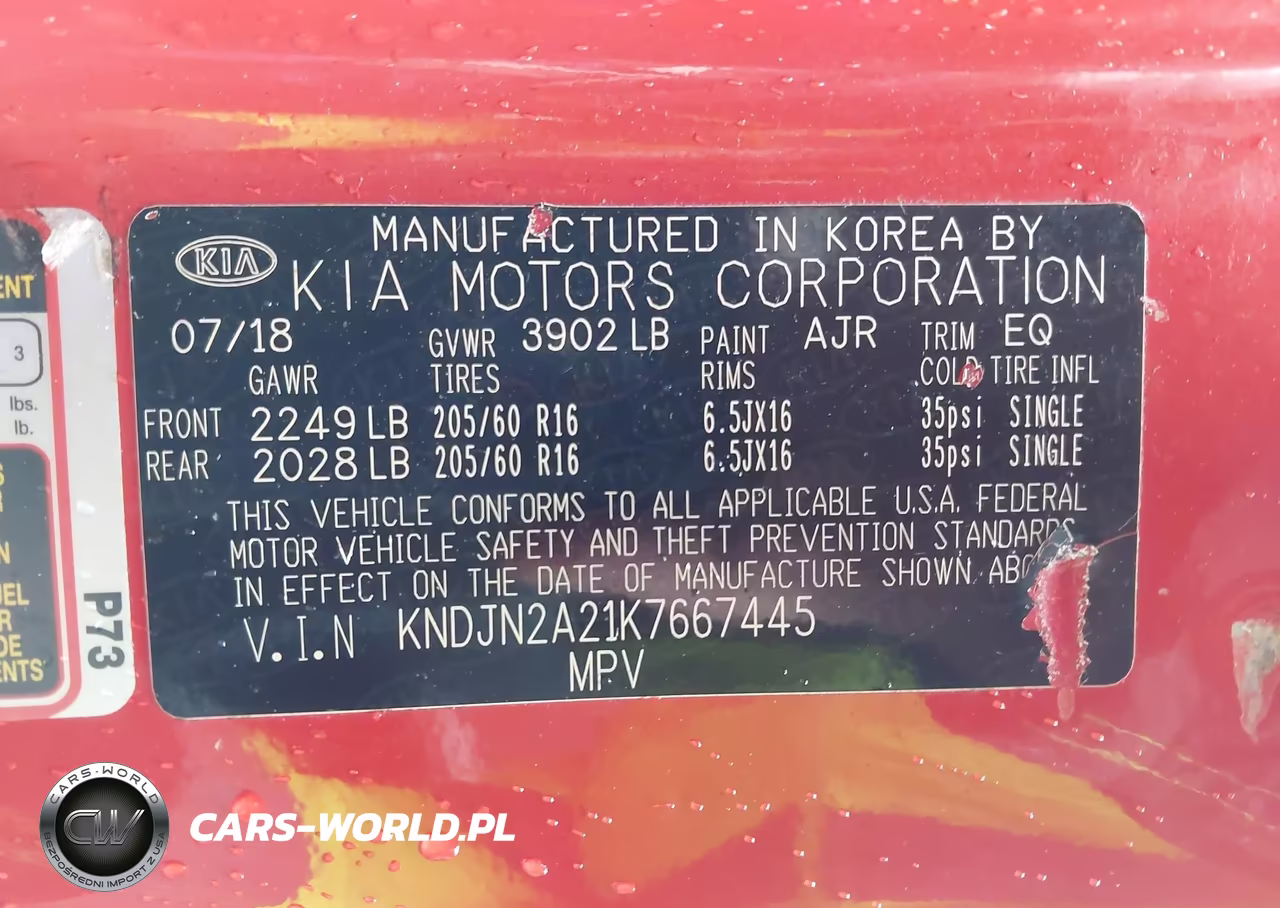 2019 Kia Soul VIN:KNDJN2A21K7667445 - 9