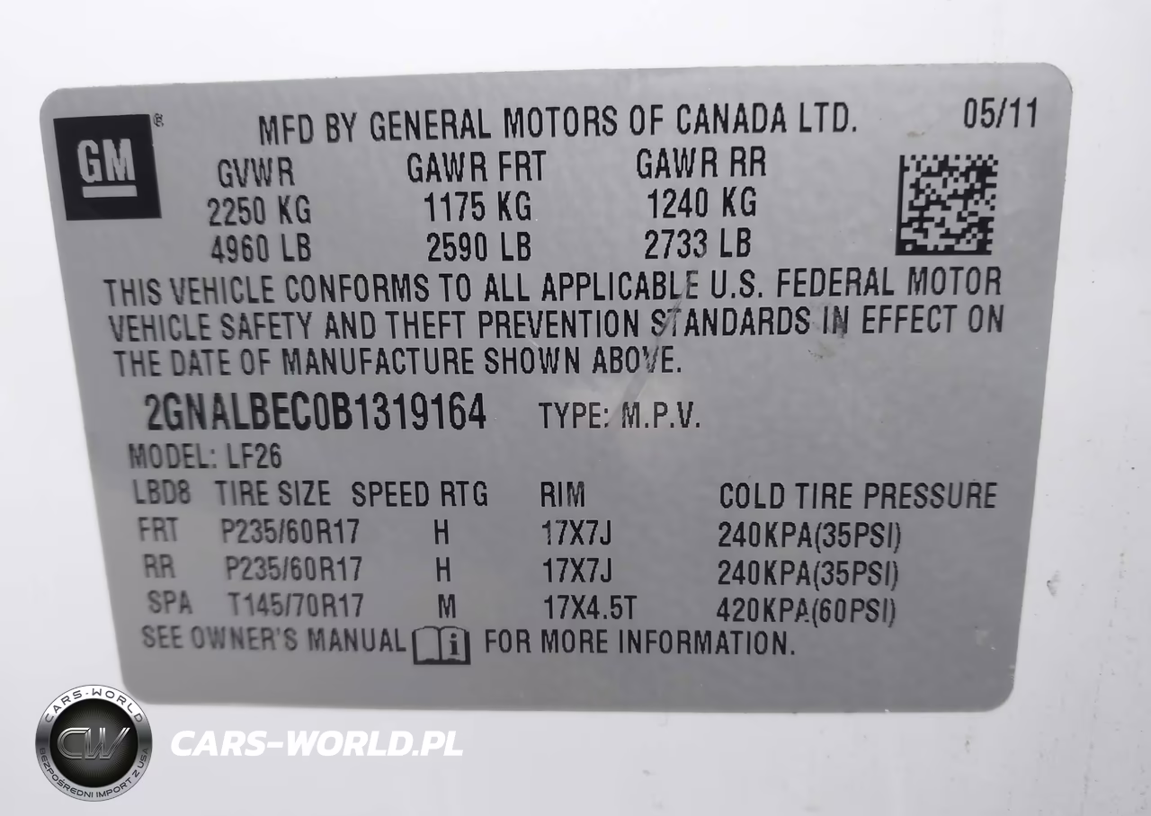 2011 Chevrolet Equinox Ls VIN:2GNALBEC0B1319164 - 9