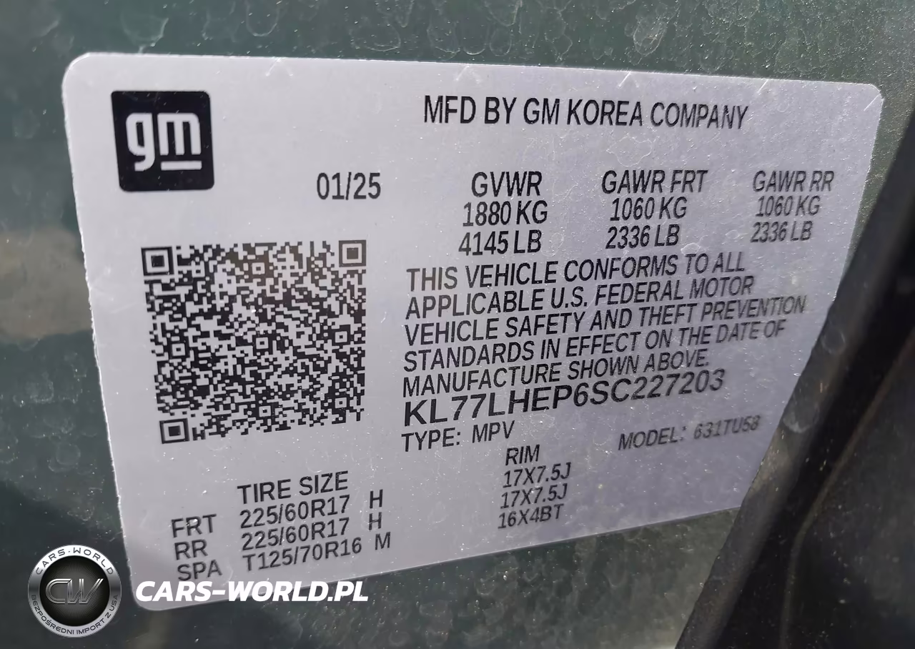 2025 Chevrolet Trax Fwd Lt VIN:KL77LHEP6SC227203 - 9