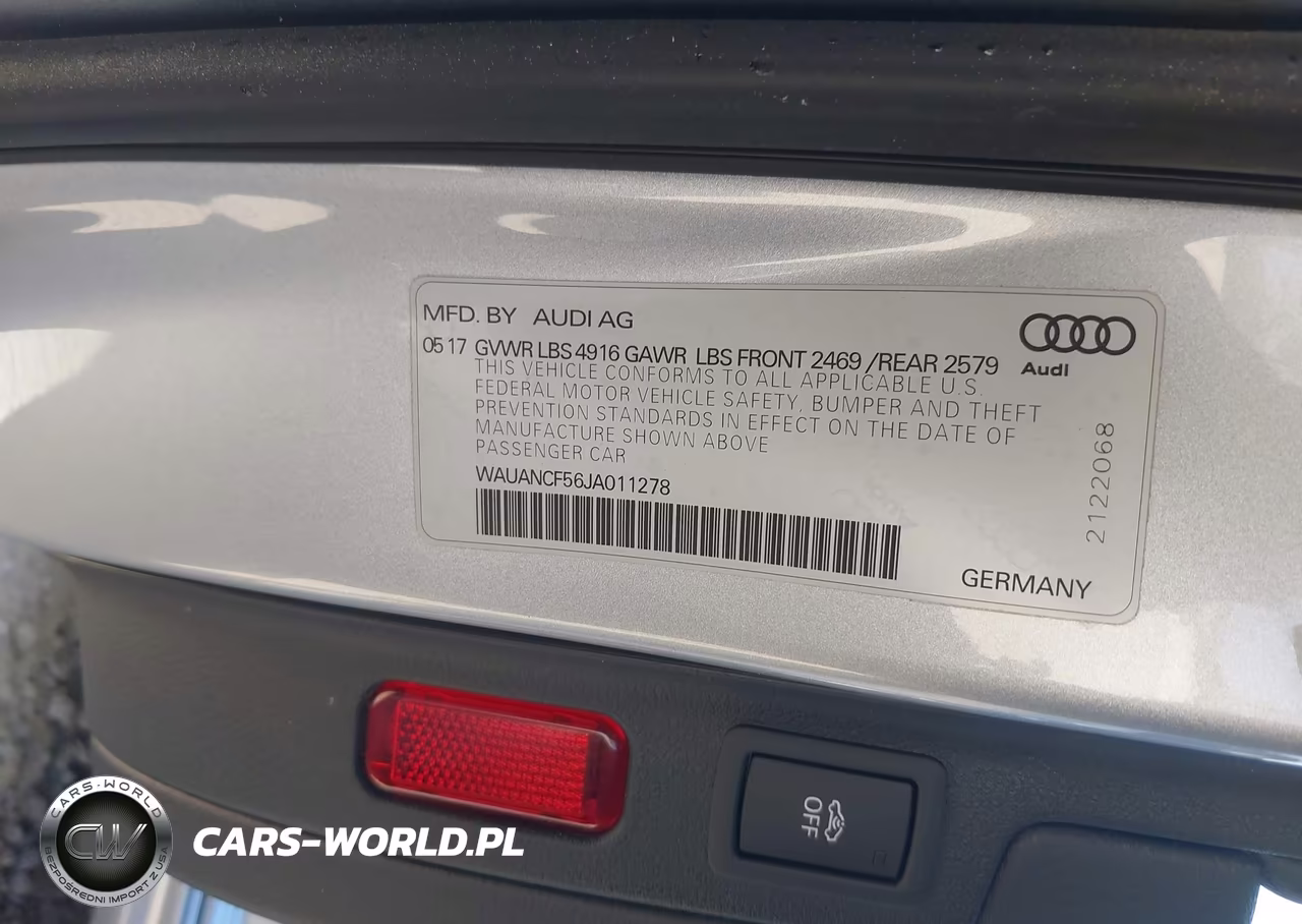 2018 Audi A5 2.0T Premium VIN:WAUANCF56JA011278 - 9