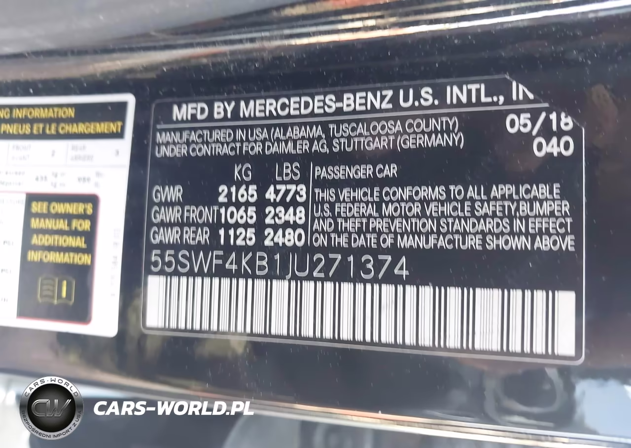 2018 Mercedes-Benz C 300 4Matic VIN:55SWF4KB1JU271374 - 9