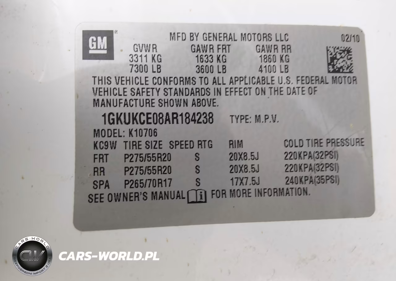 2010 GMC Yukon Slt VIN:1GKUKCE08AR184238 - 9