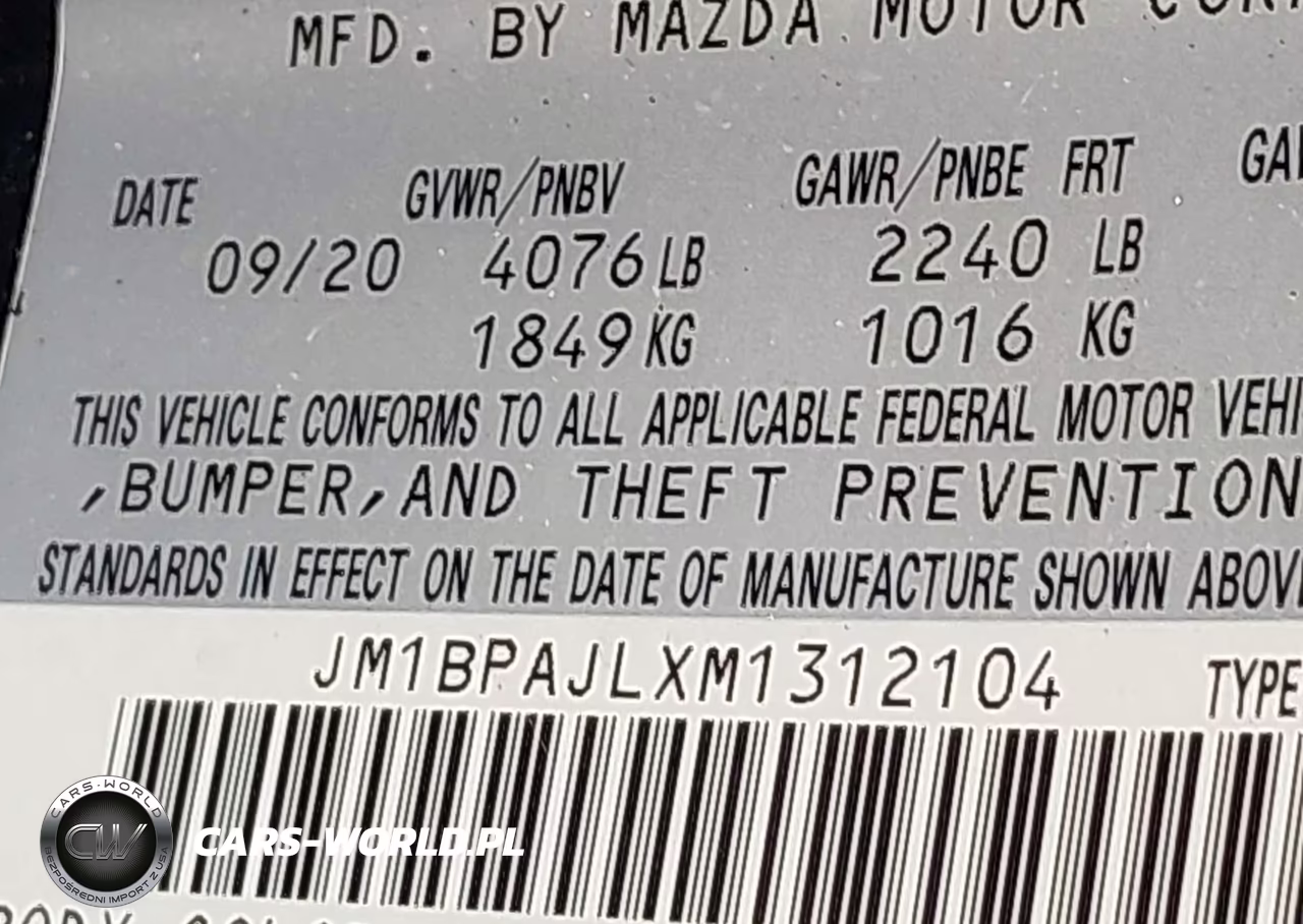 2021 Mazda Mazda3 2.5 S VIN:JM1BPAJLXM1312104 - 9