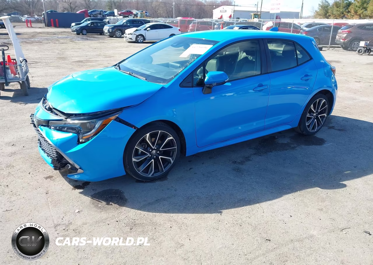 2019 Toyota Corolla Xse VIN:JTNK4RBE8K3070367 - 2