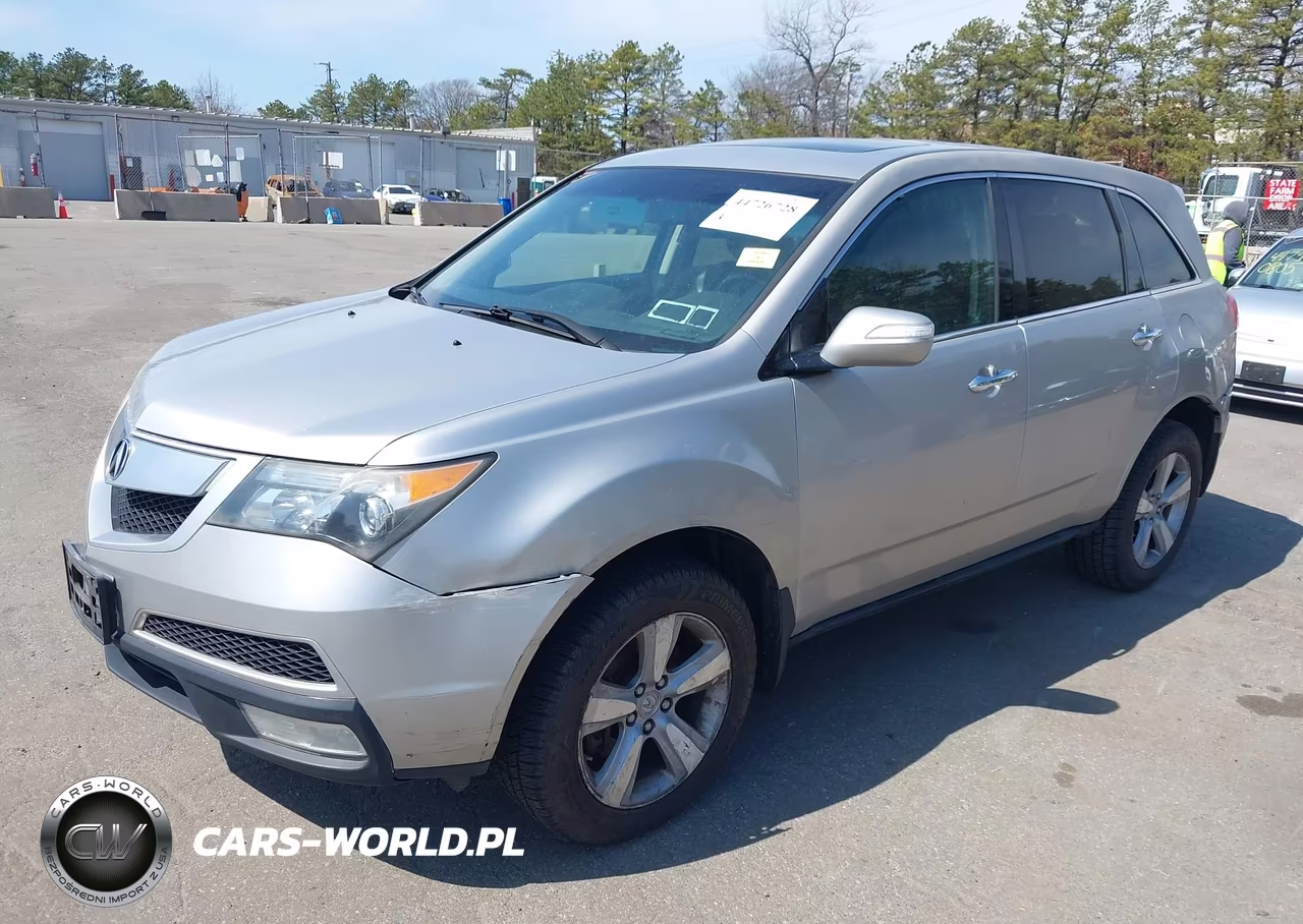2012 Acura Mdx Technology Package VIN:2HNYD2H34CH548286 - 2