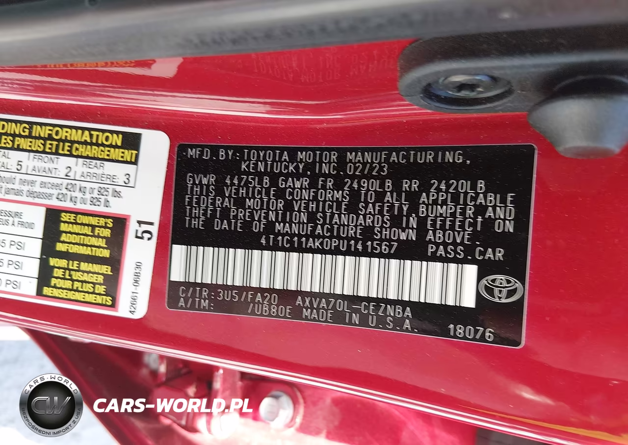 2023 Toyota Camry Le VIN:4T1C11AK0PU141567 - 9