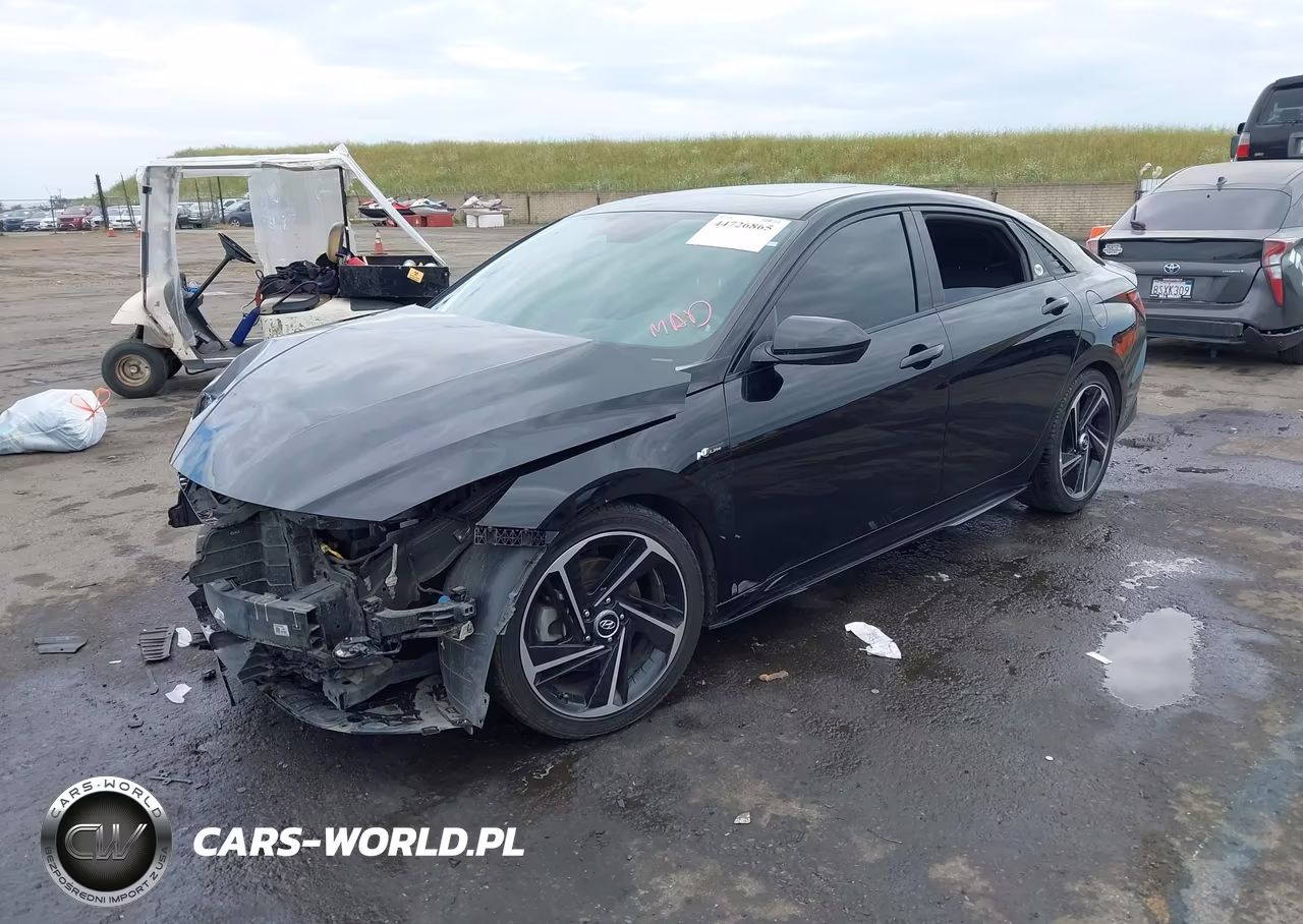 2022 Hyundai Elantra N Line VIN:KMHLR4AF4NU237759 - 2