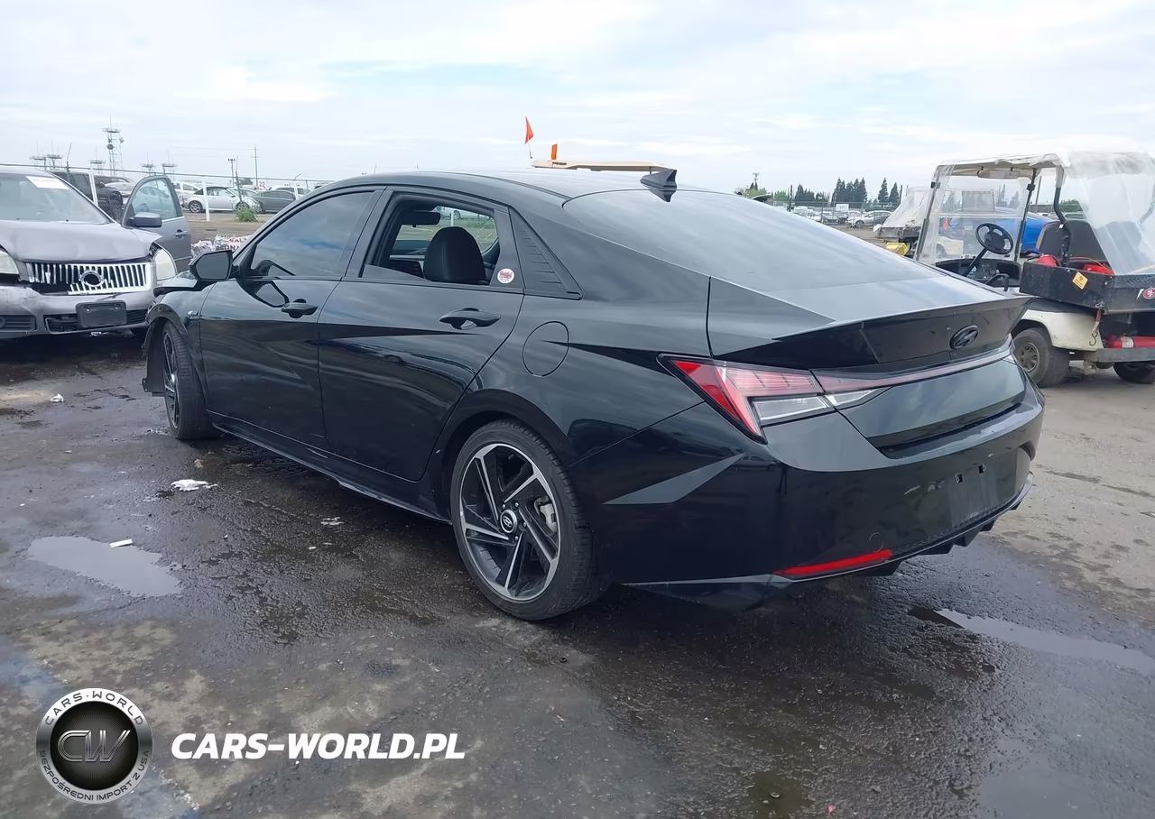 2022 Hyundai Elantra N Line VIN:KMHLR4AF4NU237759 - 3