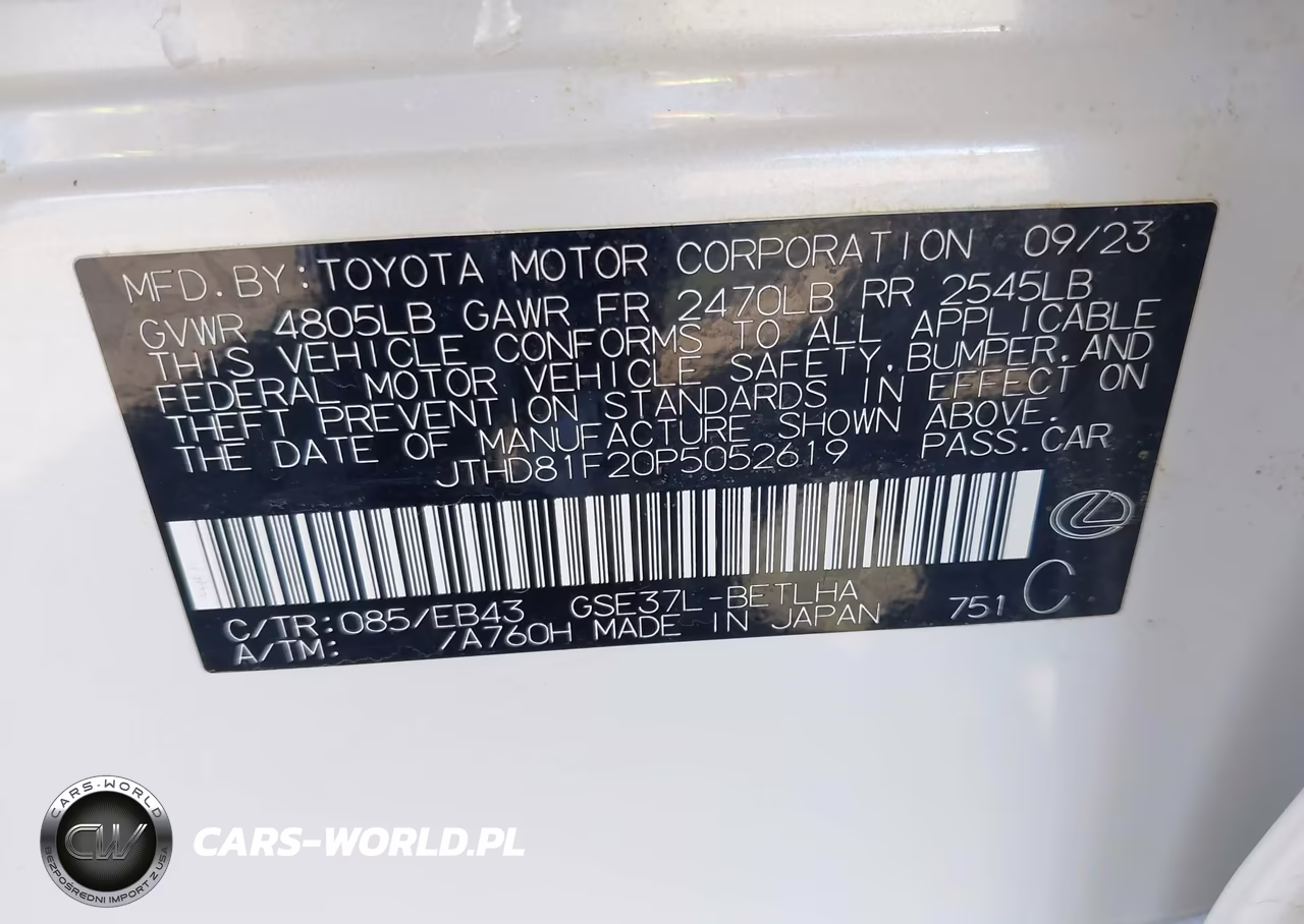 2023 Lexus Is 300 VIN:JTHD81F20P5052619 - 9