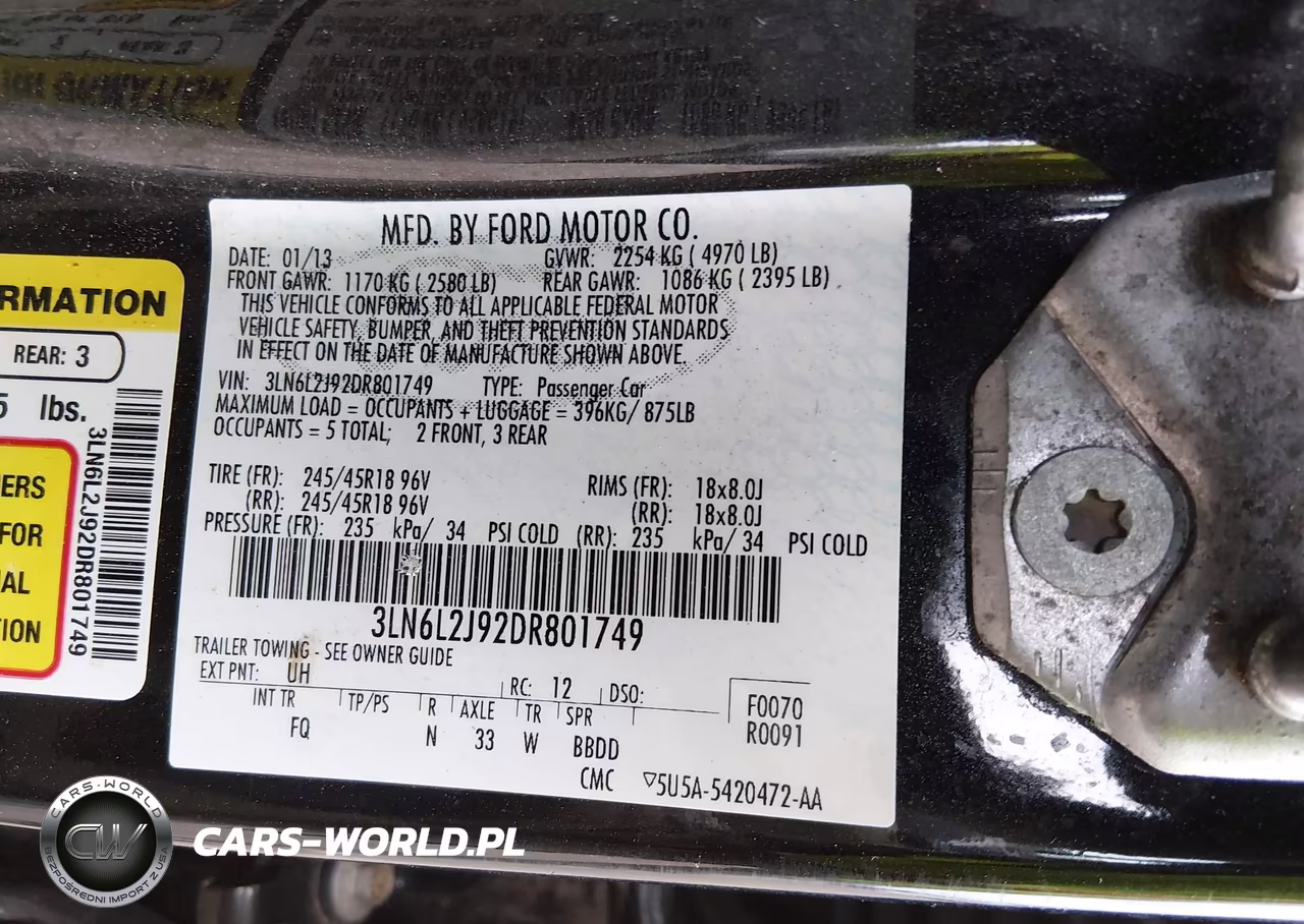 2013 Lincoln Mkz VIN:3LN6L2J92DR801749 - 9