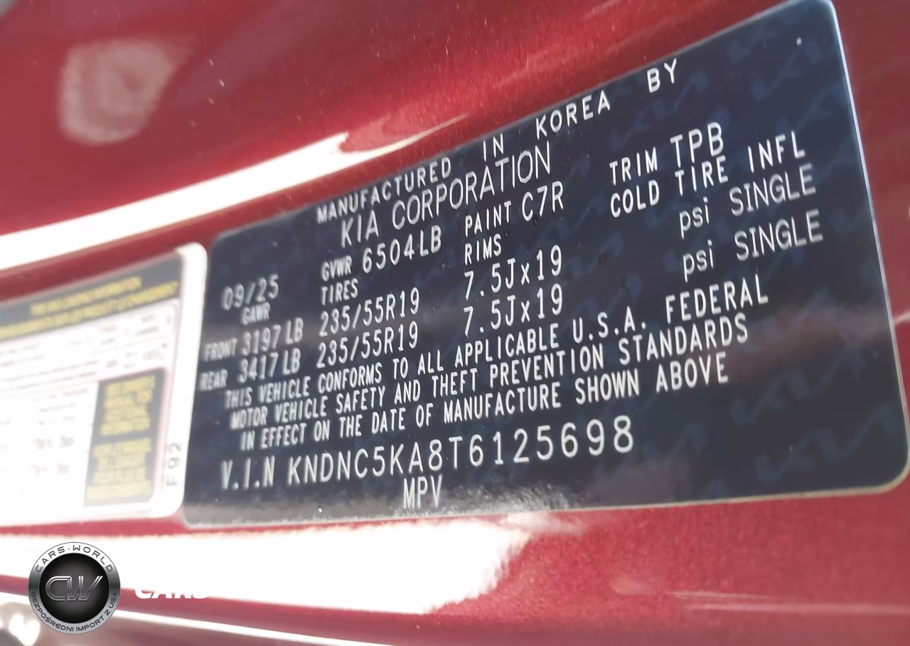 2026 Kia Carnival Mpv Hybrid Ex VIN:KNDNC5KA8T6125698 - 9