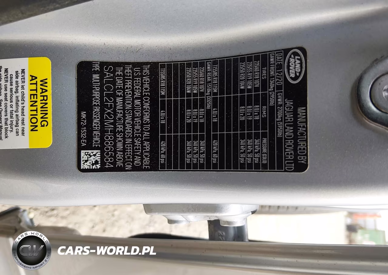 2021 Land Rover Discovery Sport Se R-Dynamic VIN:SALCL2FX2MH886584 - 9