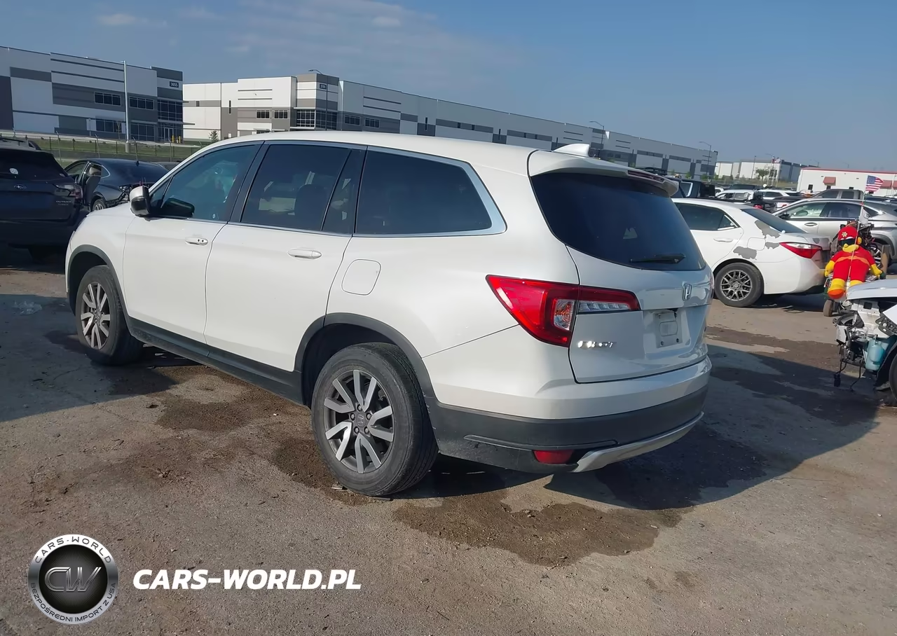 2022 Honda Pilot Awd Ex-L VIN:5FNYF6H56NB003143 - 3
