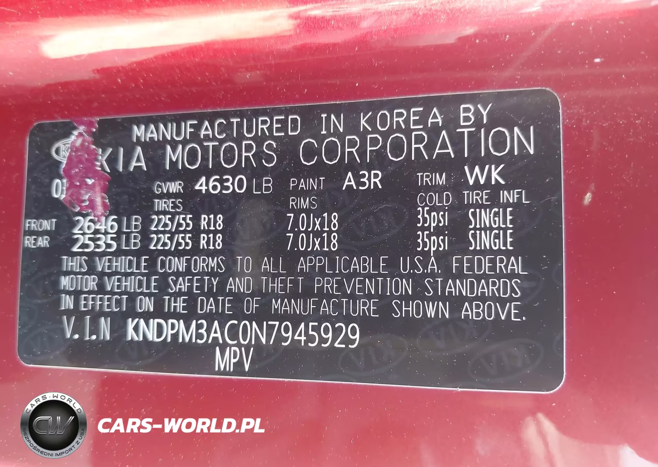 2022 Kia Sportage Lx VIN:KNDPM3AC0N7945929 - 9