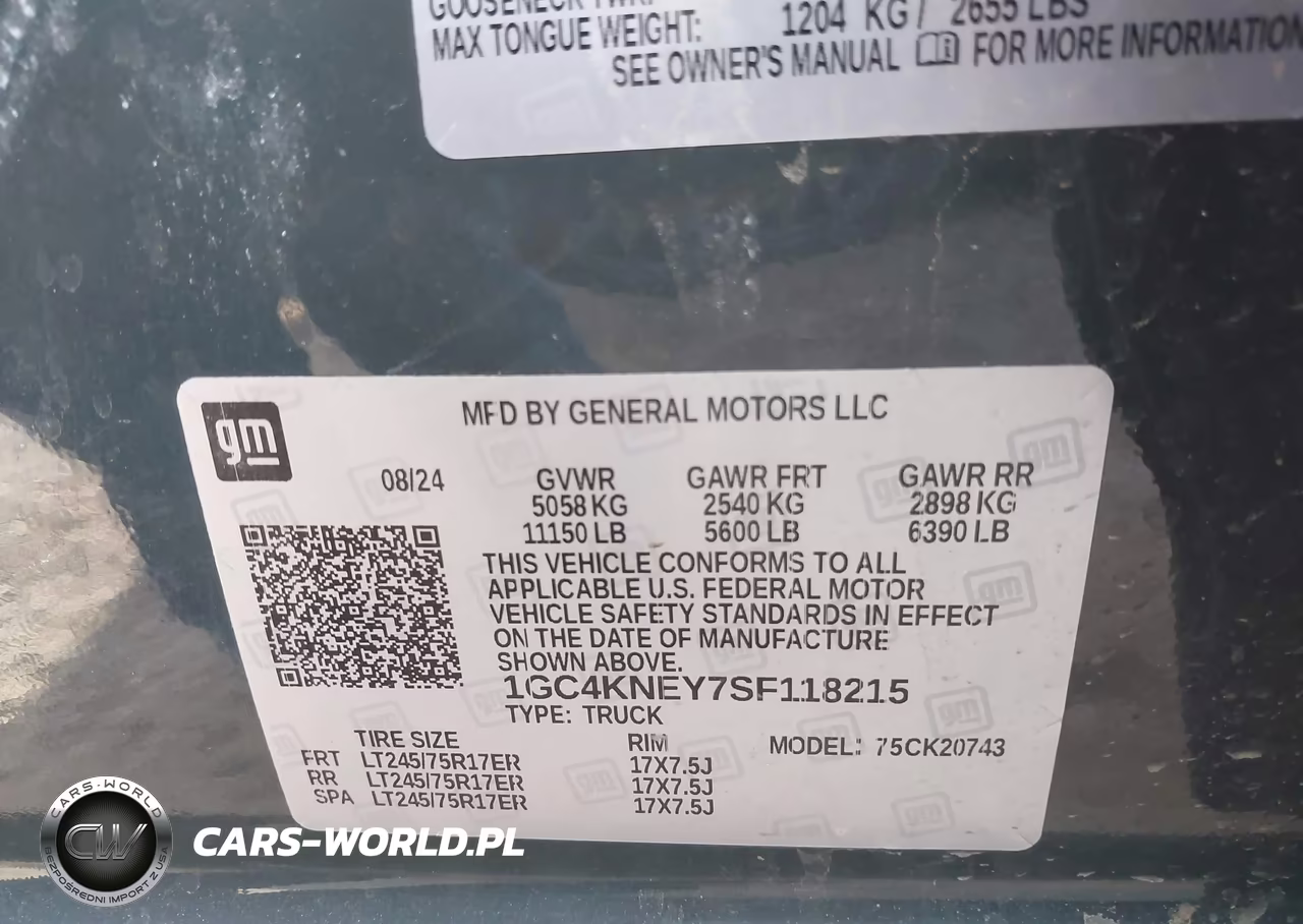 2025 Chevrolet Silverado 2500Hd 4Wd Standard Bed Lt VIN:1GC4KNEY7SF118215 - 9