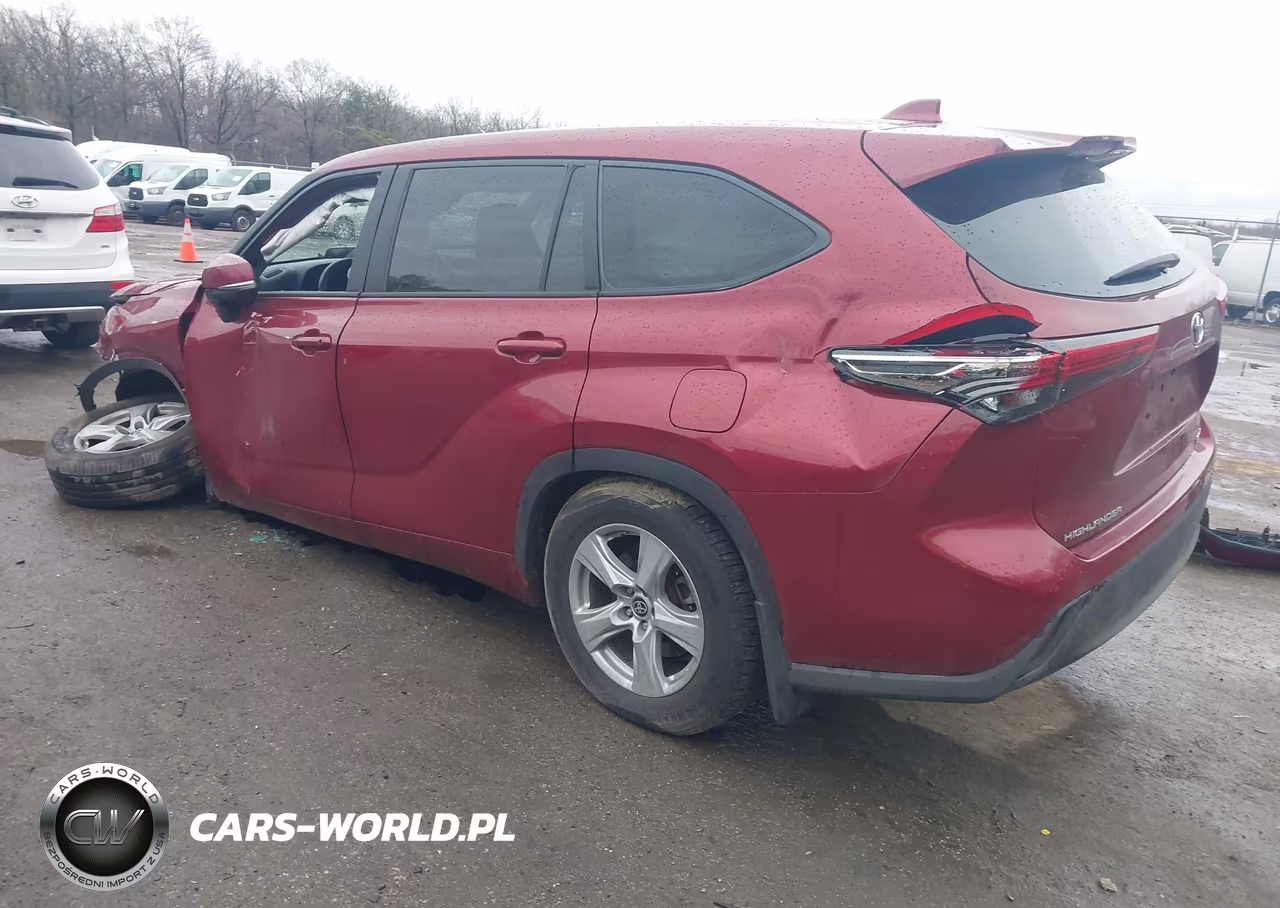 2020 Toyota Highlander Le VIN:5TDBZRBHXLS048726 - 3