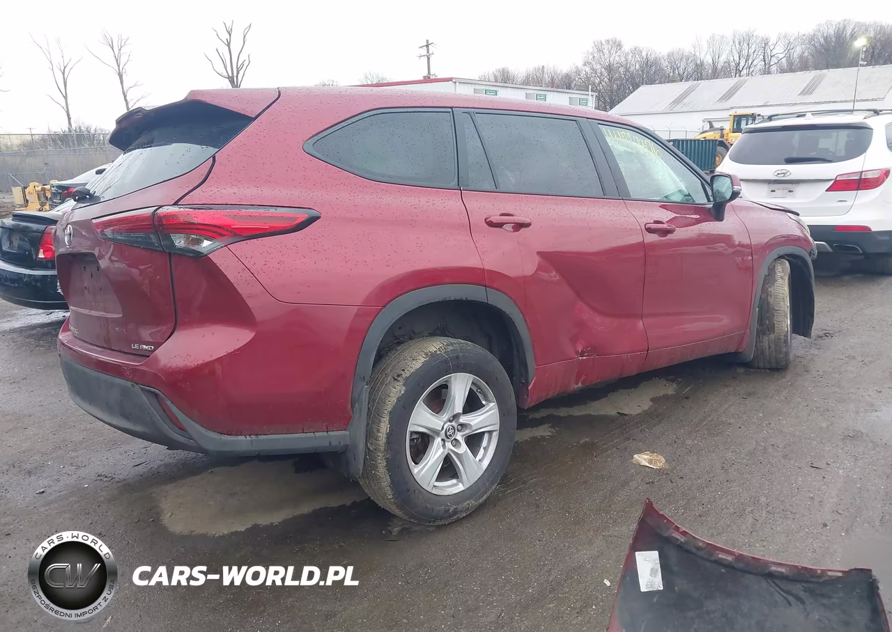 2020 Toyota Highlander Le VIN:5TDBZRBHXLS048726 - 4