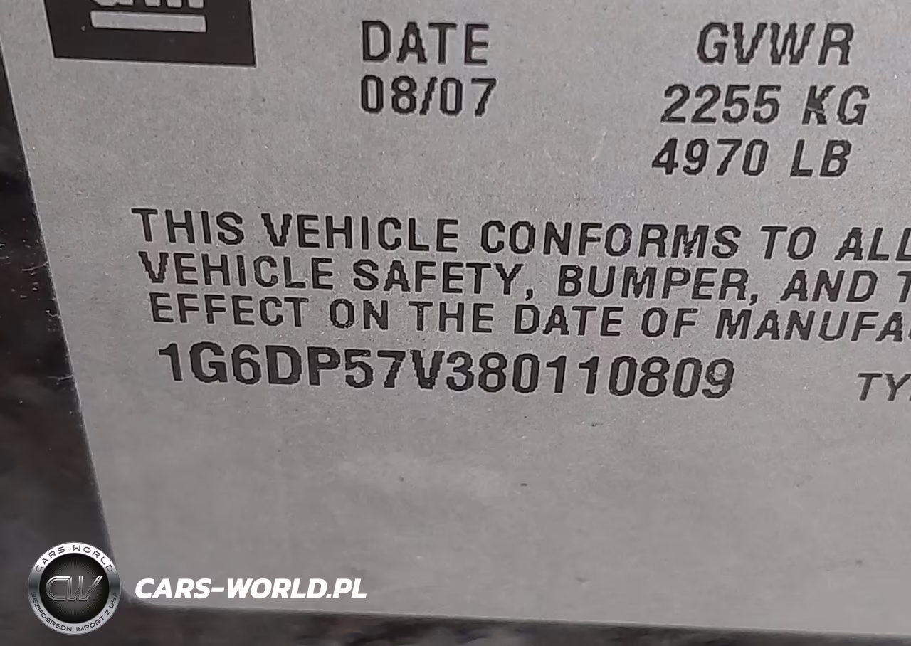 2008 Cadillac Cts Standard VIN:1G6DP57V380110809 - 9