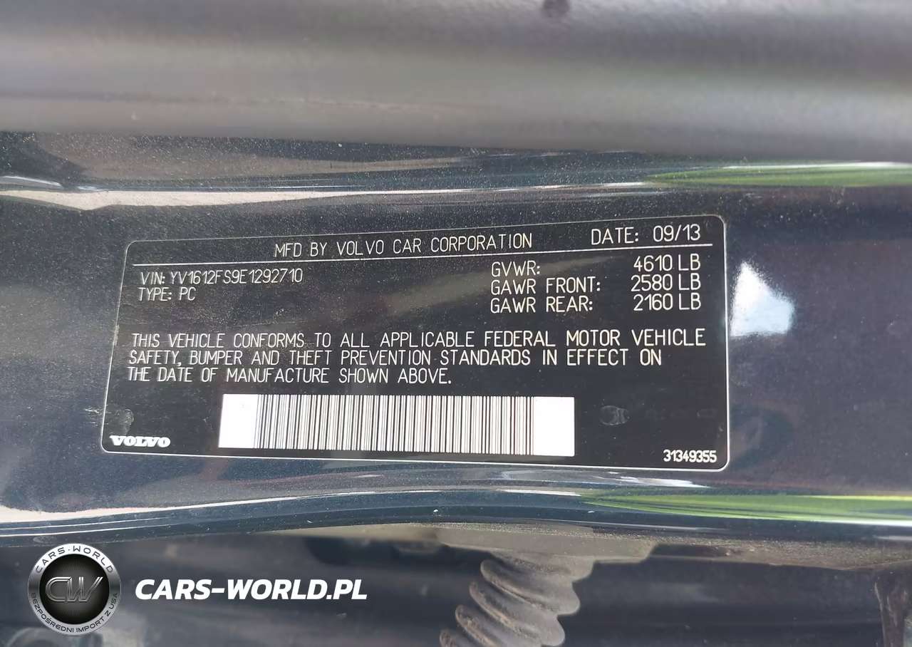 2014 Volvo S60 T5 VIN:YV1612FS9E1292710 - 9